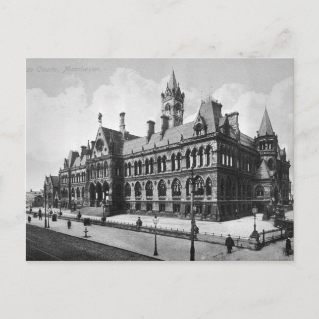 Assize Courts, Manchester, c.1910 Postkarte (Vorderseite)