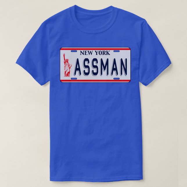 Assman License Plate T-Shirt (Design vorne)