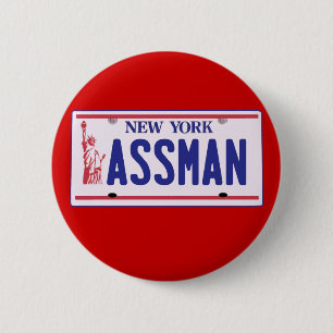 Assman New York Kfz-Kennzeichen-Produkte Button