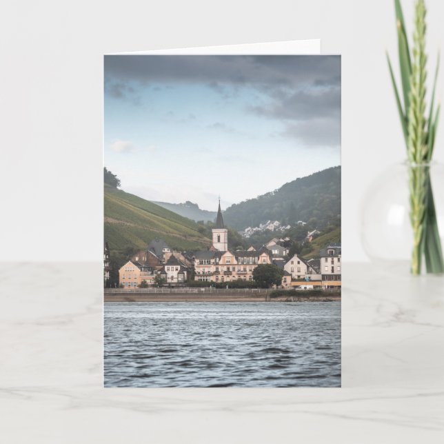 Assmannshausen am Rhein Karte (Vorderseite)