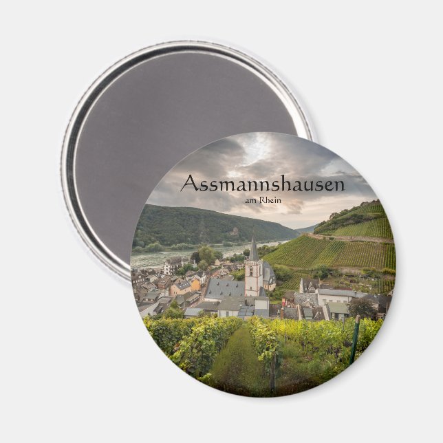 Assmannshausen am Rhein Magnet (Vorderseite/Rückseite)