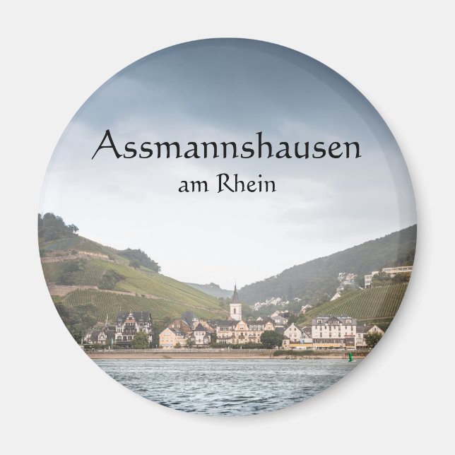 Assmannshausen Deutschland Magnet (Vorne)