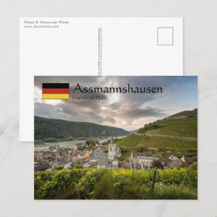 Assmannshausen Deutschland Postkarte