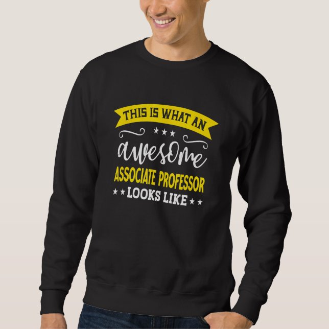Associate Professor Arbeitsplatzbezeichnung Mitarb Sweatshirt (Vorderseite)