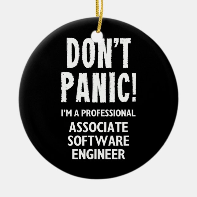 Associate Software Engineer Keramik Ornament (Vorne)