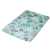 Assorted Blätter Teals Cream Gold Brown Ptn