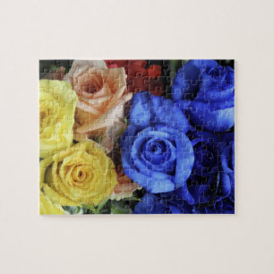 Assorted fresh rose bouquets