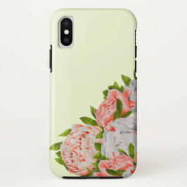 Assorted Peonies on a iPhone Case