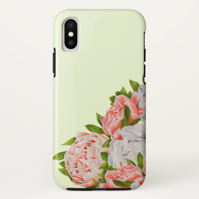 Assorted Peonies on a iPhone Case (Rückseite)