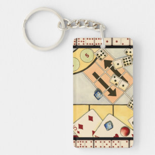 Assortiment brouillé des jeux de hasard