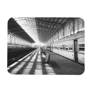 Assuan Ägypten, Innenraum des Bahnhofs Assuan-Stau Magnet