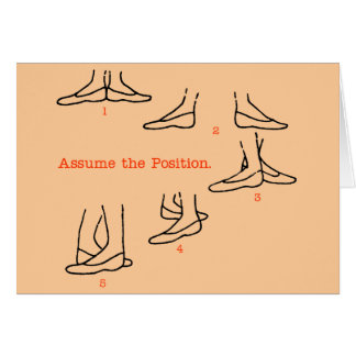Assumez les cadeaux de ballet de position