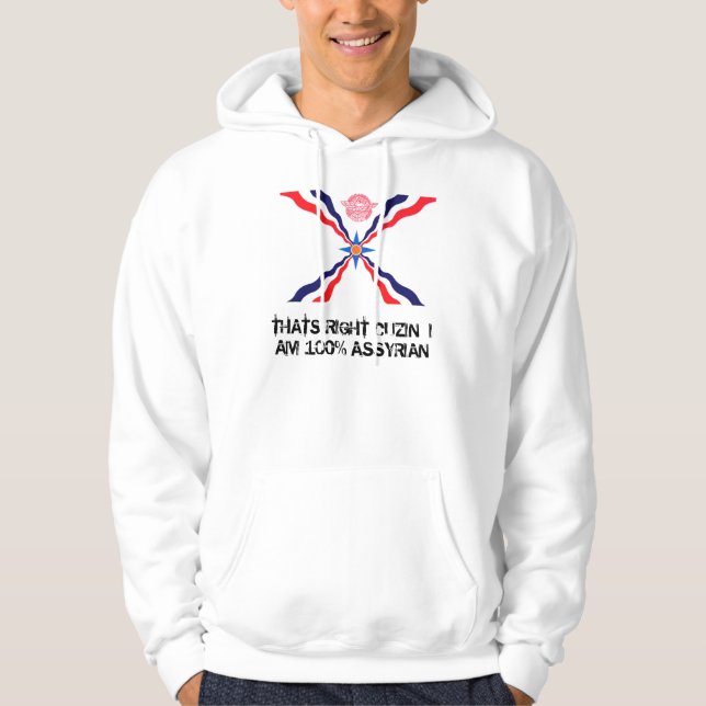 assyr, DAS IST RECHTES CUZIN, das ICH 100% Hoodie (Vorderseite)