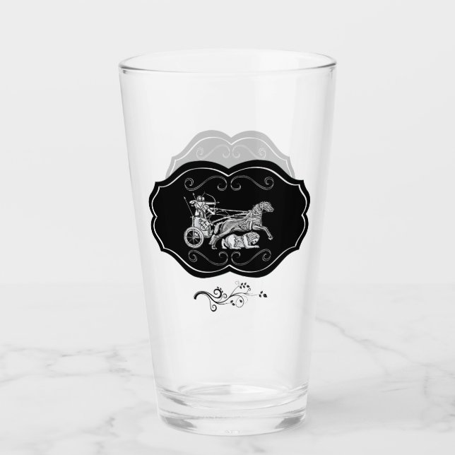 Assyrer-Krieger-Glass-Cup Glas (Vorderseite)