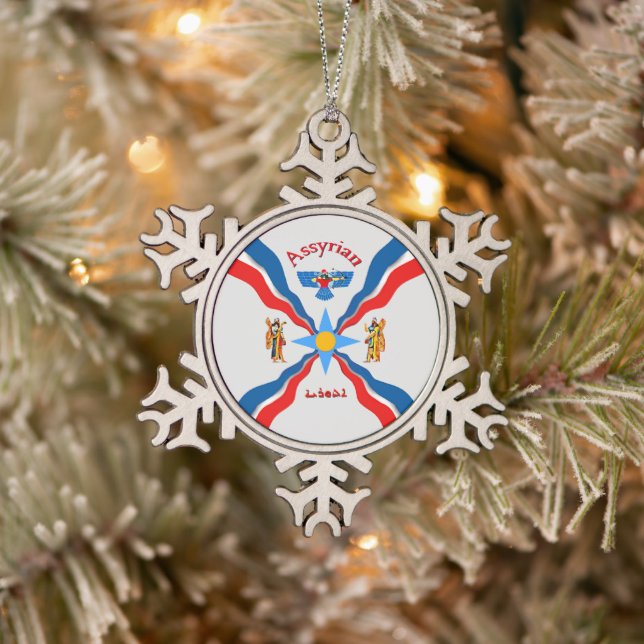 Assyria Pewter Snowflake Ornament (Baum)
