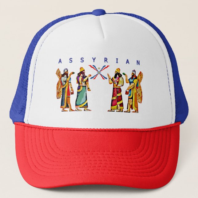 Assyrian Anunnaki Trucker Hat Truckerkappe (Vorderseite)