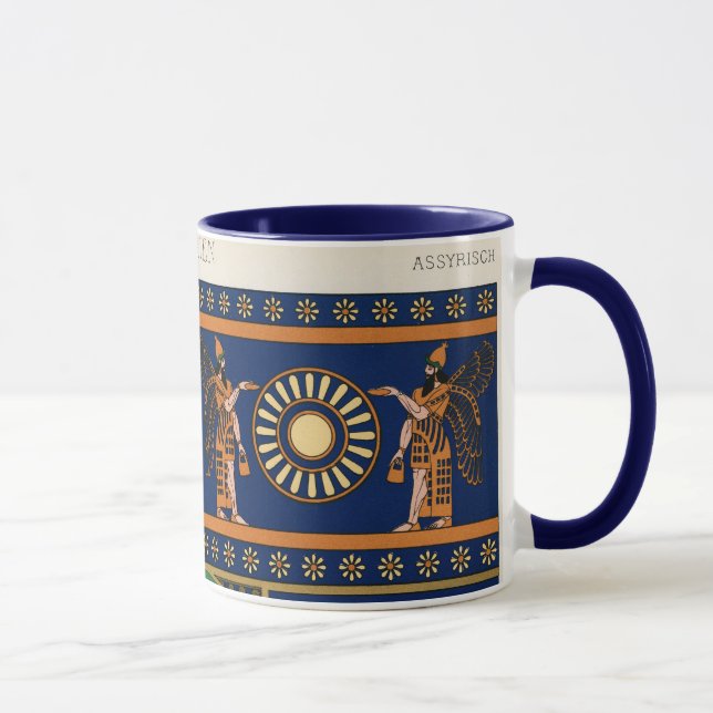 Assyrian Deity Called an Apkallu or Winged Genius Tasse (Rechts)