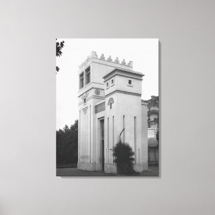 Assyrian Haus, universelle Ausstellung, Paris Leinwanddruck
