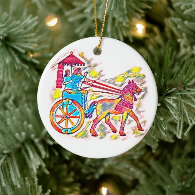 Assyrian King Keramik Ornament (Baum)