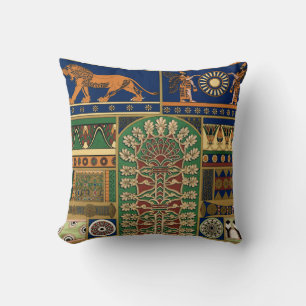 Assyrian Retro Pattern Kissen