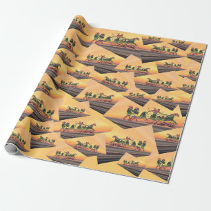 Assyrian Warrior Wrapping Paper Geschenkpapier