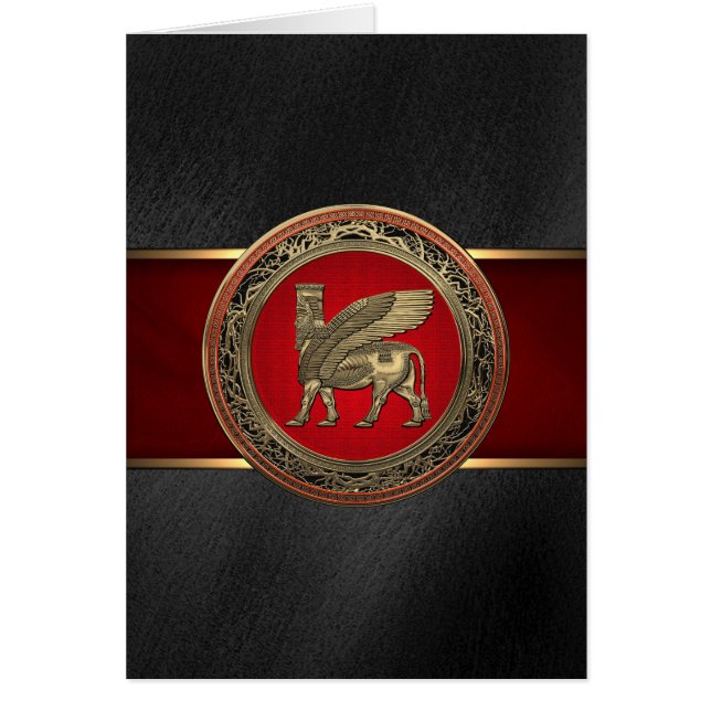 Assyrian Winged Bull - Gold Lamassu (Vorne)