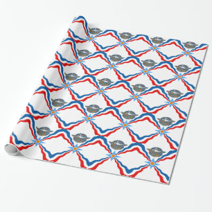 AssyrianFlagge Geschenkpapier