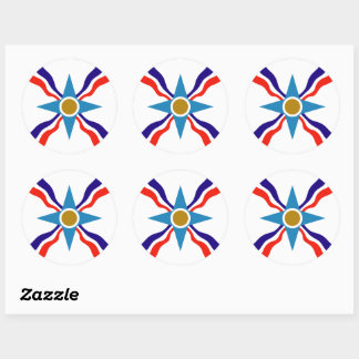 Assyrianische Flagge - Ata d'Ator Stickers