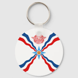 Assyrianische Flaggen-Schlüsselanhänger & Lanyards Schlüsselanhänger