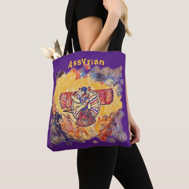 Assyrianische Kunst-Tasche Tasche (Von Nahem)