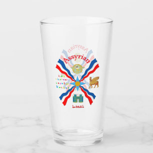 Assyrianische Nation Glass Cup Glas