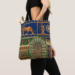 Assyrianisches Retromuster Tasche