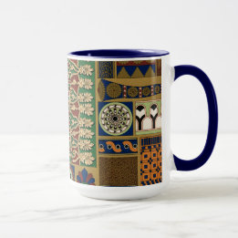 Assyrisches Vintages Muster Tasse