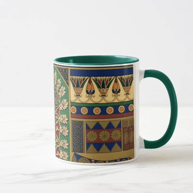 Assyrisches Vintages Muster Tasse (Rechts)