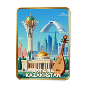 Astana Bayterek Turm Reise Magnet