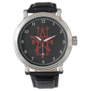 Astaroth Demon Sigil Occult Goth Armbanduhr