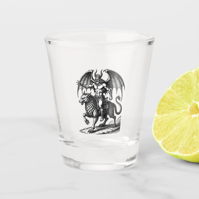 Astaroths Stille Herrschaft Schnapsglas (Vorderseite)