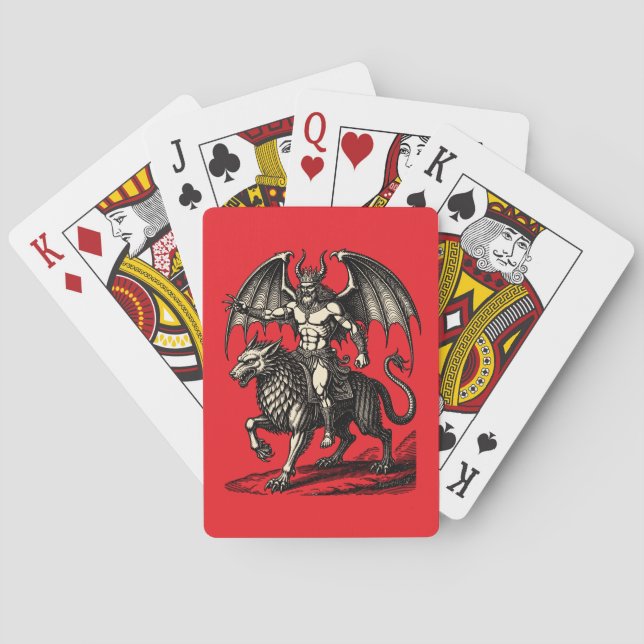 Astaroths Stille Herrschaft Spielkarten (Rückseite)