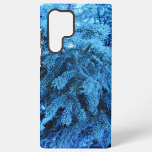 Äste mit Schnee und Frost bedeckt Samsung Galaxy Hülle
