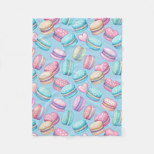 astel Macaron Small Fleece Blanket (Vorderseite)