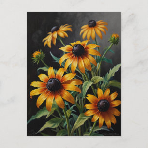 Aster-Blume Postkarte