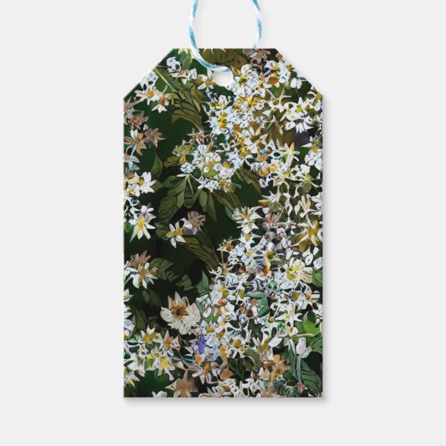 ASTER BLUMEN GESCHENKANHÄNGER (Vorderseite)