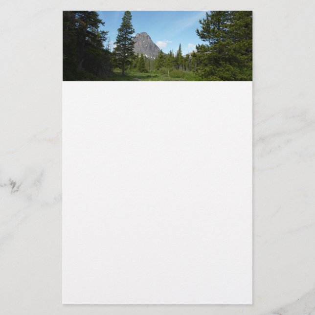 Aster Park Trail am Glacier Nationalpark Briefpapier (Vorderseite)