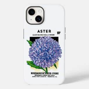 Aster Vintag Seed Packet Case-Mate iPhone Case