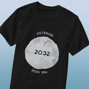 Asteroid 2024 YR4 2032 T-Shirt