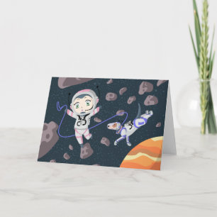 Asteroid Girl Karte