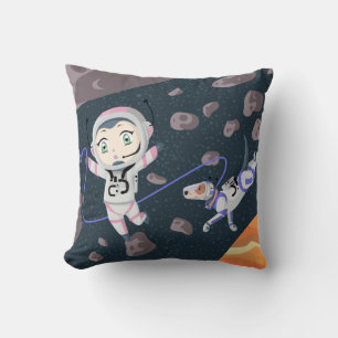 Asteroid Girl Kissen