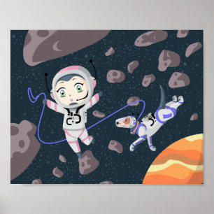 Asteroid-Mädchen Poster
