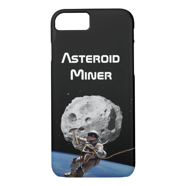 Asteroid Miner Case-Mate iPhone Hülle (Rückseite)