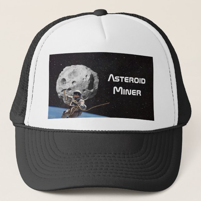 Asteroid Miner Truckerkappe (Vorderseite)